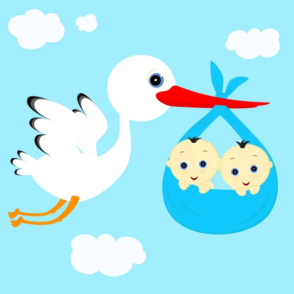 Cigüeña y niños — Vector stock © _zdanu4ka_ #28680585 Cigüeña y niños — Vector stock © _zdanu4ka_ #28680585