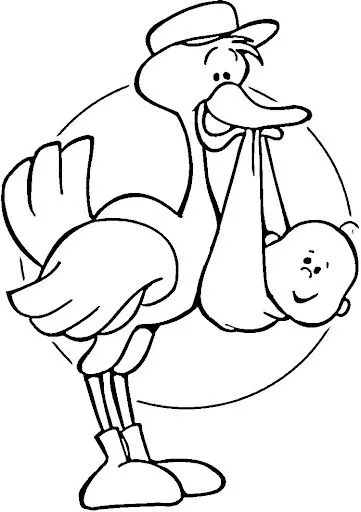 CIGÜEÑAS DIBUJOS PARA COLOREAR | Dibujos para colorear CIGÜEÑAS DIBUJOS PARA COLOREAR | Dibujos para colorear