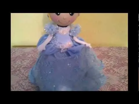 Cinderella Fofucha Doll Foamy doll - YouTube