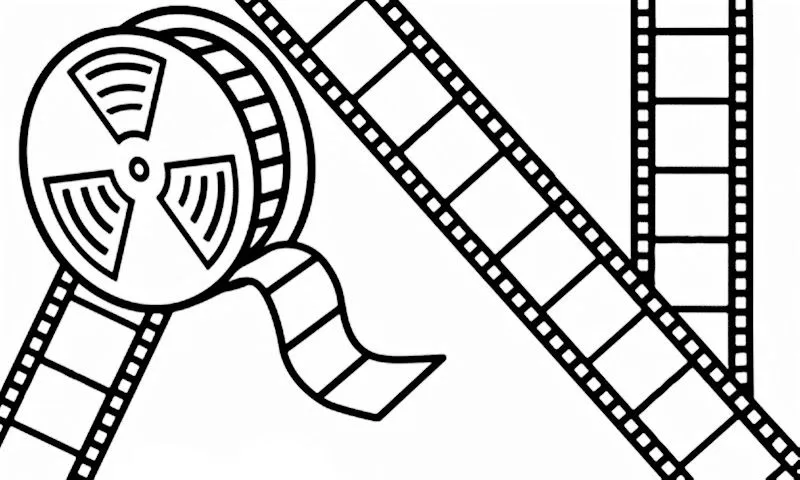 DIBUJOS PARA PINTAR DE UNA SALA DE CINE - Imagui