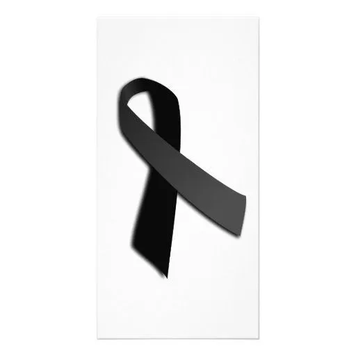 Cinta negra de la conciencia de MIA Rememrance del Tarjeta ...