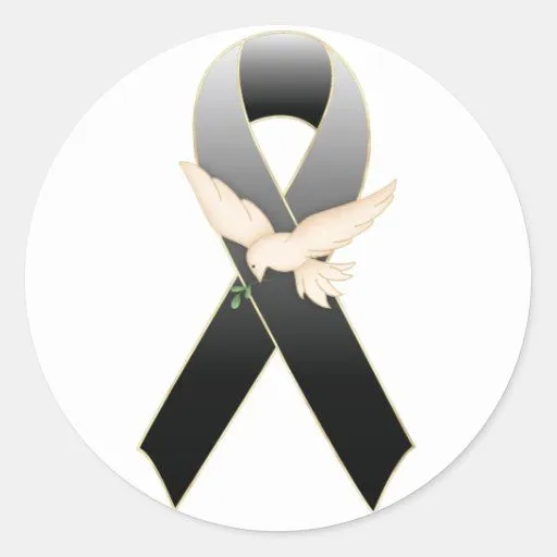 Cinta negra con el pegatina de la conciencia de la | Zazzle Cinta negra con el pegatina de la conciencia de la | Zazzle