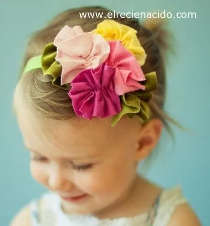 Cinta para el pelo para bebés 9.50 euros | cintillos | Pinterest ...