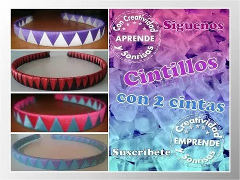 CINTILLO 2 CINTAS CREATIVIDAD & SONRISAS - YouTube