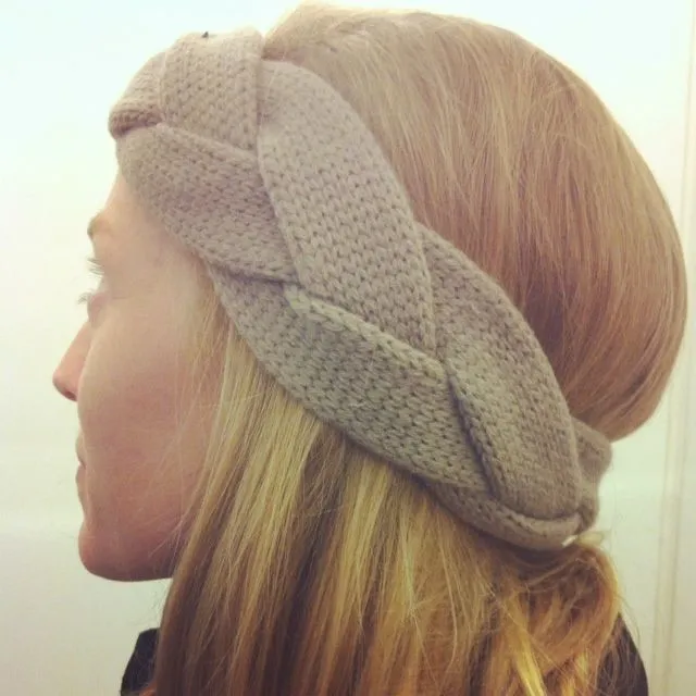 cintillo trenza | Tejidos | Pinterest
