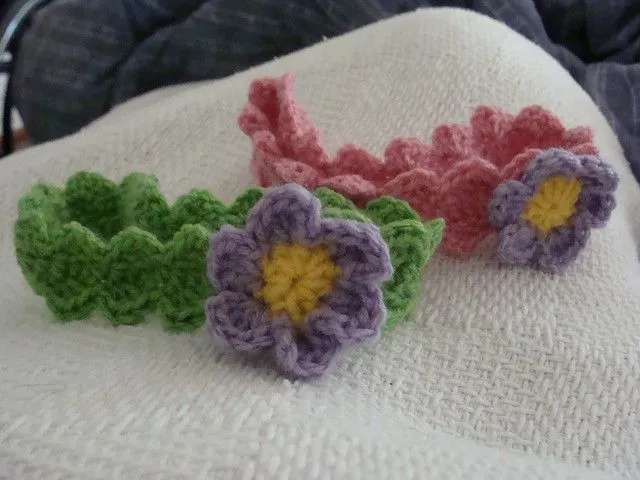 Cintillos en crochet para bebés paso a paso - Imagui Cintillos en crochet para bebés paso a paso - Imagui
