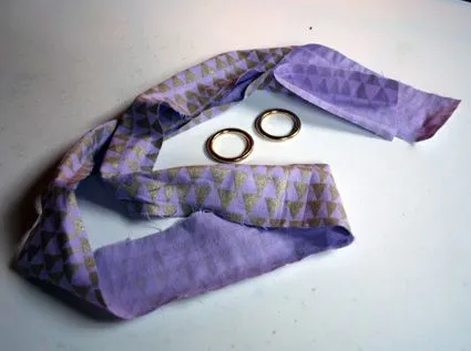 Cinturón de tela « Manualidades