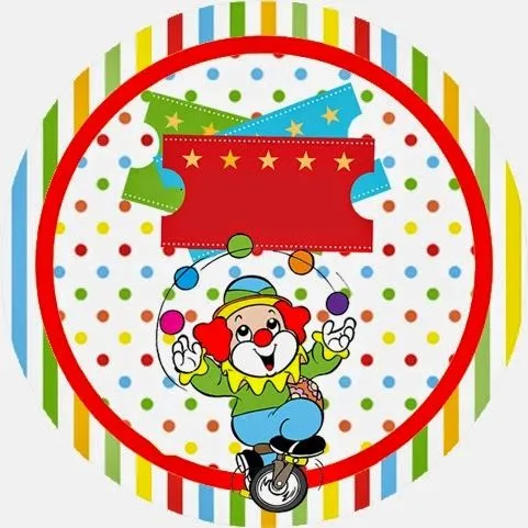 El Circo: Invitaciones y Etiquetas para Candy Bar para Imprimir ... El Circo: Invitaciones y Etiquetas para Candy Bar para Imprimir ...