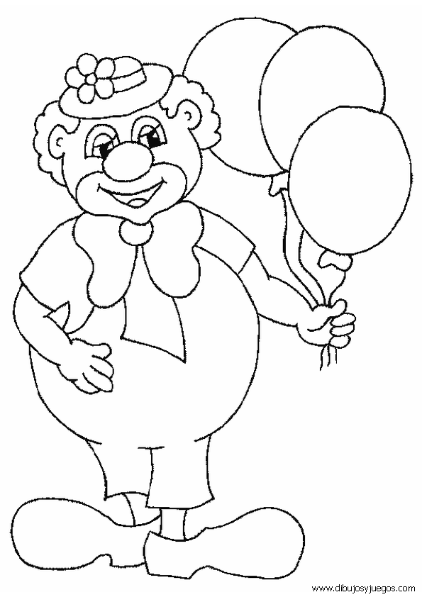 circo-payaso-globos-008 | Dibujos y juegos, para pintar y colorear circo-payaso-globos-008 | Dibujos y juegos, para pintar y colorear