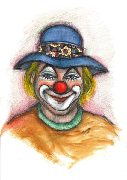 Cara de payaso feliz - Imagui