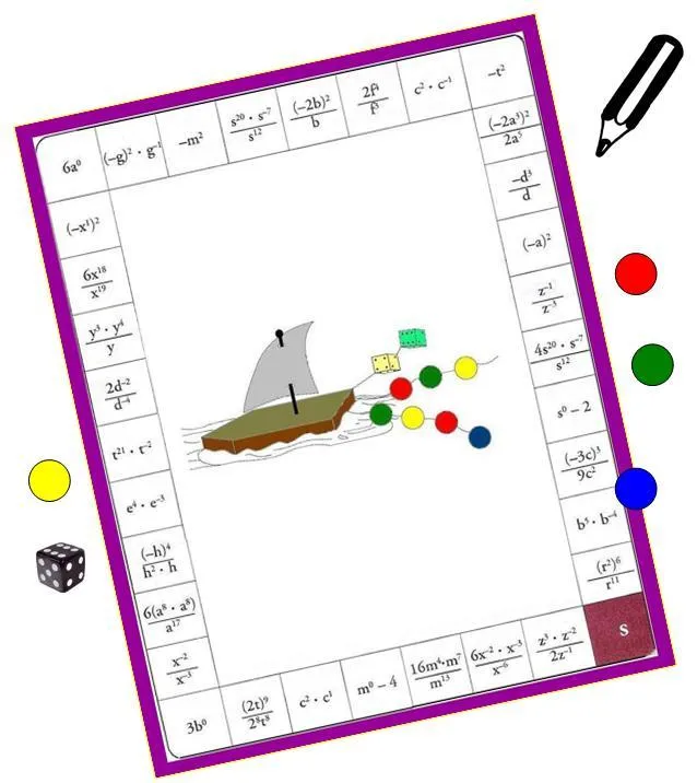 EL CIRCUITO DE POTENCIAS | Juegos y matemáticas EL CIRCUITO DE POTENCIAS | Juegos y matemáticas