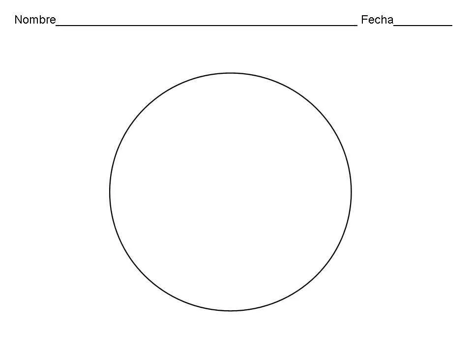 El círculo - Fichas para aprender las formas geométricas El círculo - Fichas para aprender las formas geométricas