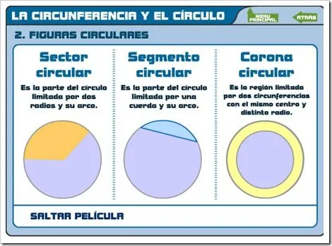 CÍRCULO Y FIGURAS CIRCULARES | Cosas de matemáticas