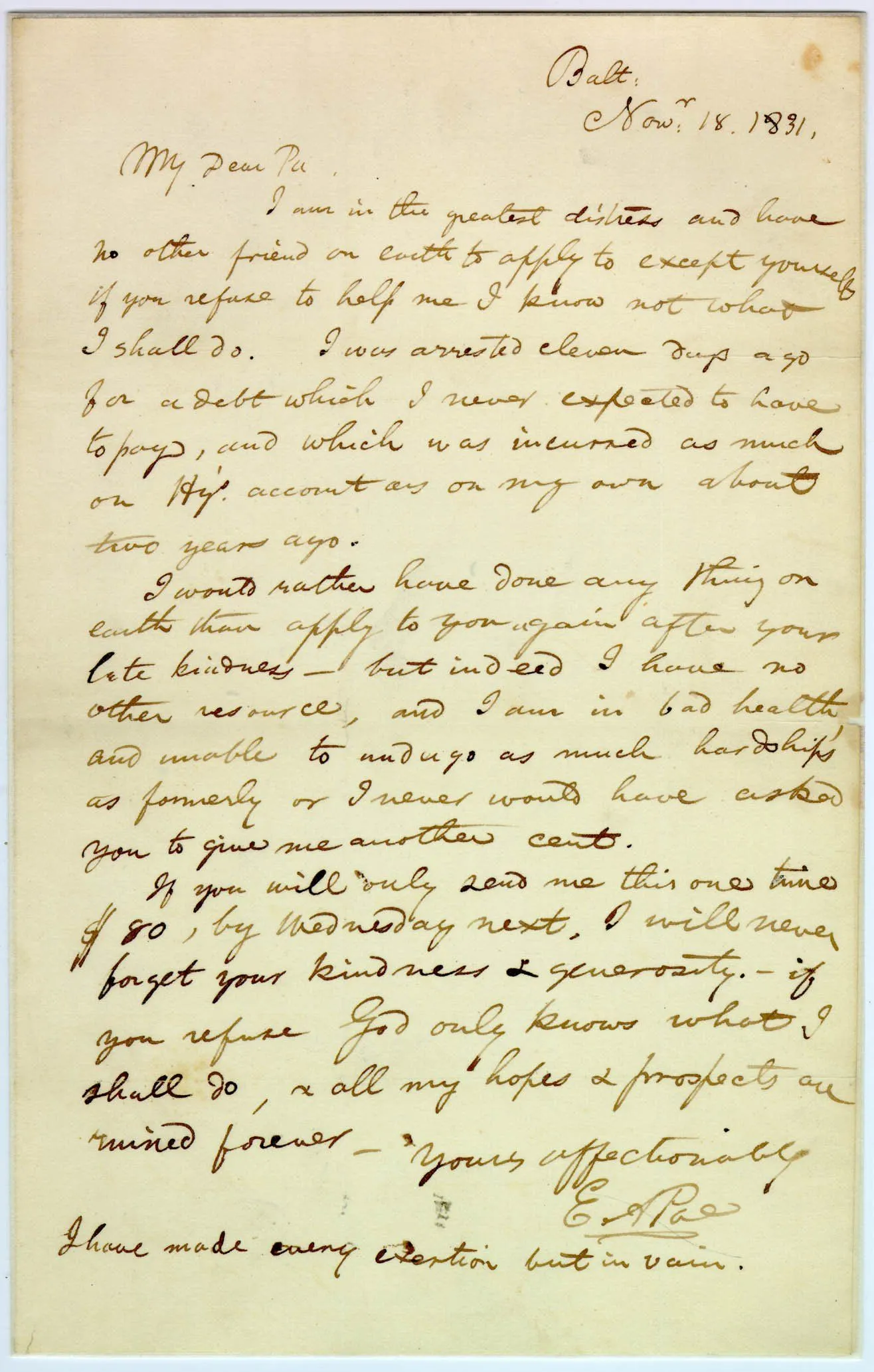 Círculo de Poesía | Poesía permutante. Cartas de Poe (primera parte) Círculo de Poesía | Poesía permutante. Cartas de Poe (primera parte)