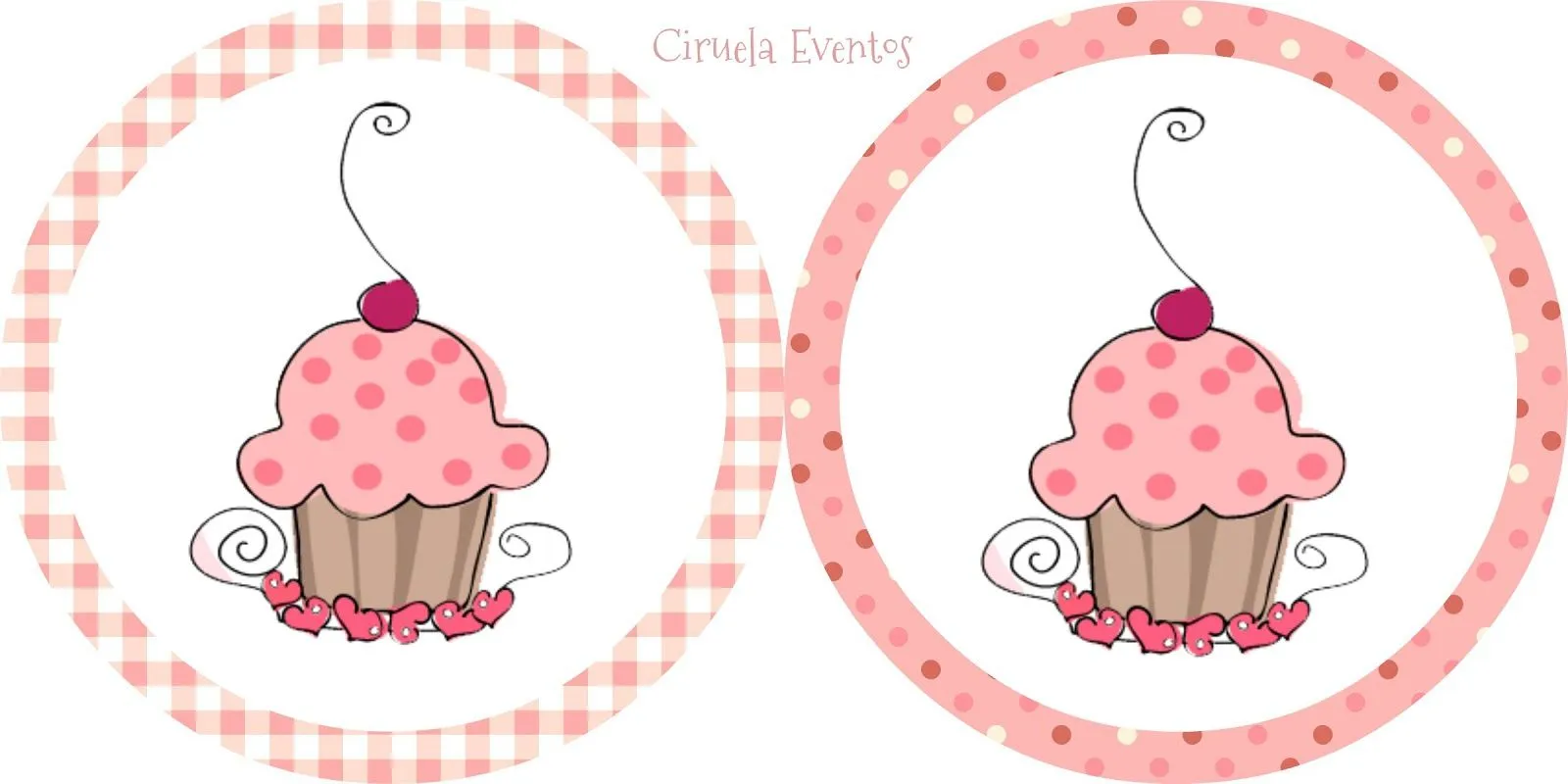 Cupcake-toppers para imprimr. | Ciruela Eventos Cupcake-toppers para imprimr. | Ciruela Eventos