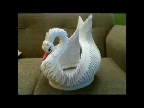 Cisne de papel - YouTube