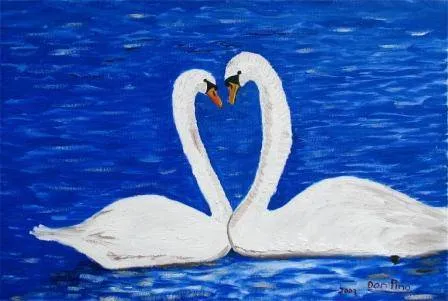 cisnes enamorados donpino2005 - Artelista.
