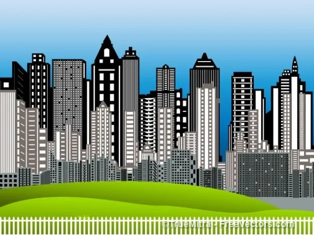 Ciudad fondo urbano de dibujos animados edificio horizonte ... Ciudad fondo urbano de dibujos animados edificio horizonte ...