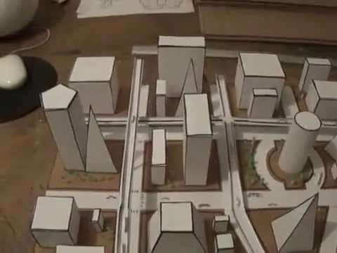 Ciudad Geométrica Maqueta - YouTube