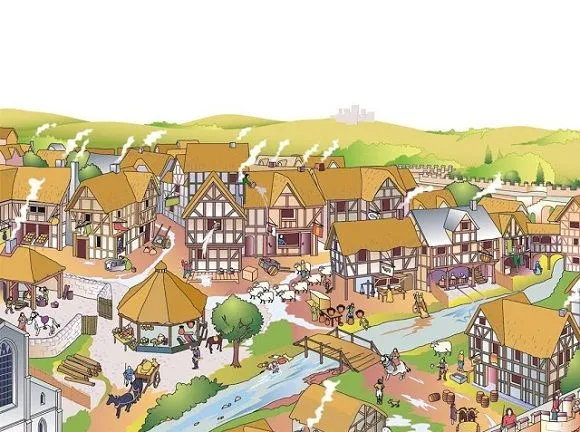 Las ciudades en la Edad Media (historia para niños) ~ Historia de ... Las ciudades en la Edad Media (historia para niños) ~ Historia de ...