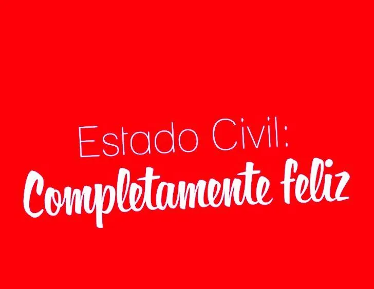 Estado civil: completamente feliz. | Frases | Pinterest