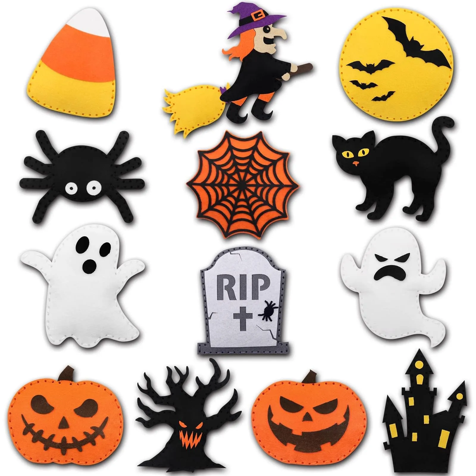 CiyvoLyeen - Kit de manualidades de costura para Halloween, juego de costura y manualidades, adornos de fieltro de Halloween, relleno educativo para principiantes, suministros de regalo de actividades de Halloween : Amazon.com.mx: CiyvoLyeen - Kit de manualidades de costura para Halloween, juego de costura y manualidades, adornos de fieltro de Halloween, relleno educativo para principiantes, suministros de regalo de actividades de Halloween : Amazon.com.mx: