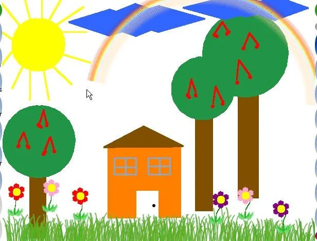 La clase de 5º El Herrumblar: EL PAISAJE CON FIGURAS PLANAS