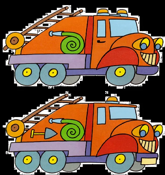 LA CLASE DE LOS BOMBEROS: Busca las diferencias