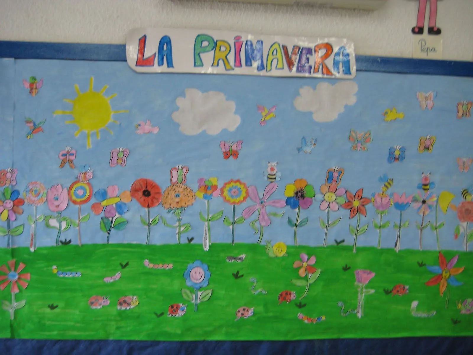 CLASE DE ELENA 4 AÑOS: MURAL DE LA PRIMAVERA CLASE DE ELENA 4 AÑOS: MURAL DE LA PRIMAVERA