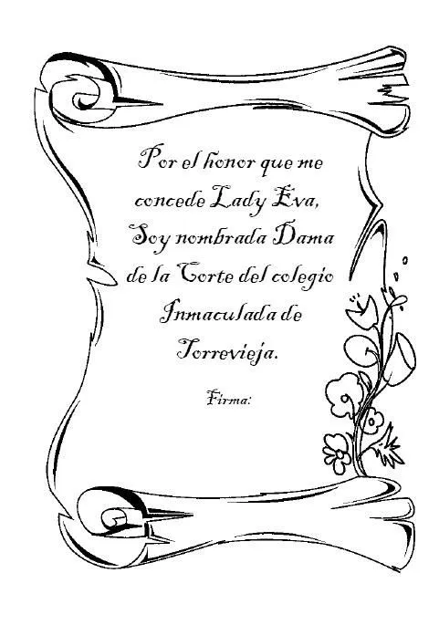 La clase de Eva: Nuestros pergaminos de damas y caballeros.
