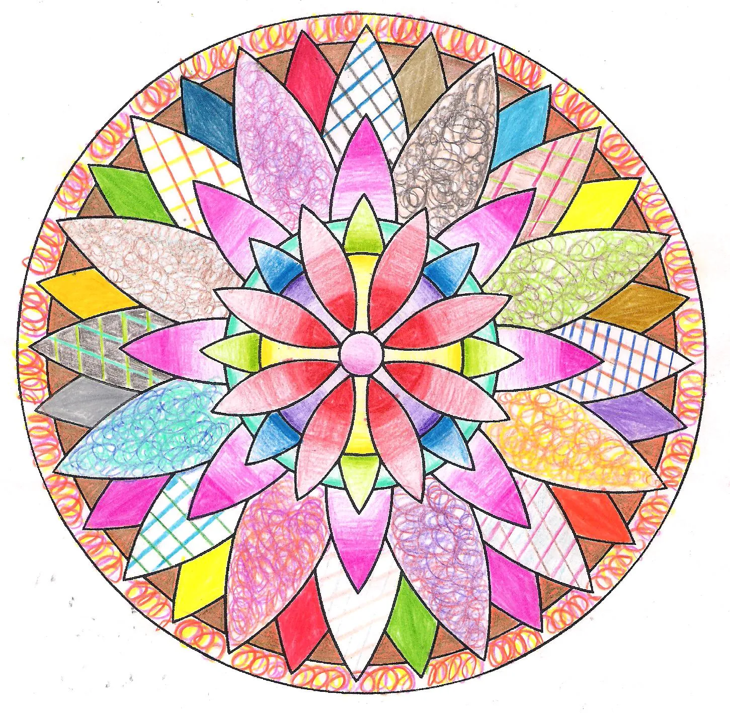 En la clase de plástica: Vuestros mandalas y la técnica de los ... En la clase de plástica: Vuestros mandalas y la técnica de los ...