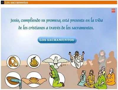 Mi clase de Religión: Los Sacramentos: libros vivos SM