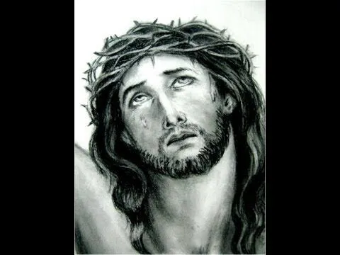 Clases de Dibujo artístico rostro de Cristo - YouTube
