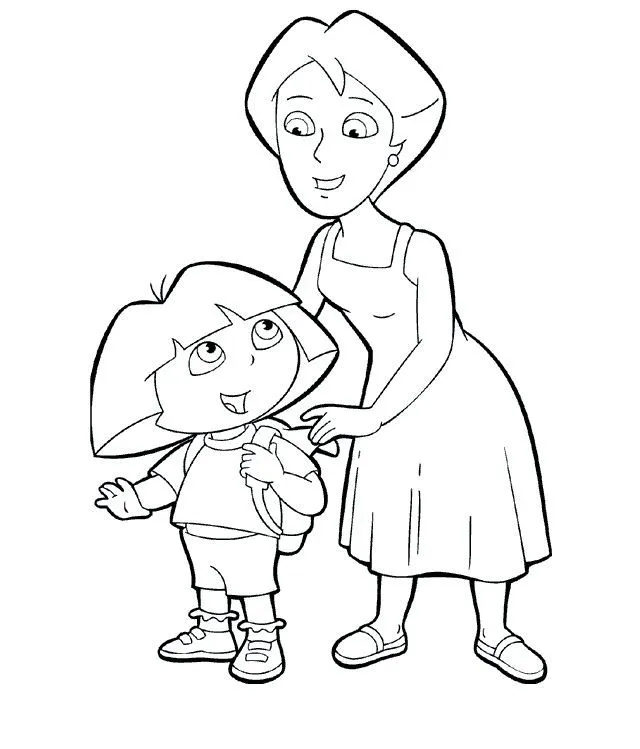 Dibujos de familia extensa para colorear - Imagui