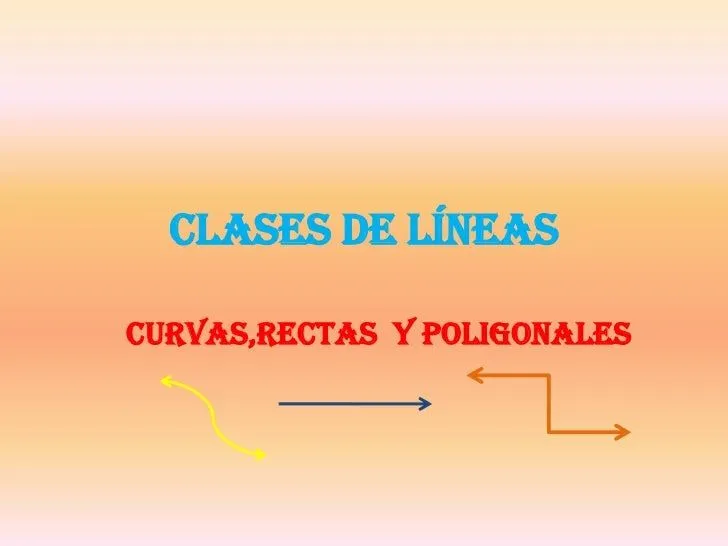Clases de líneas
