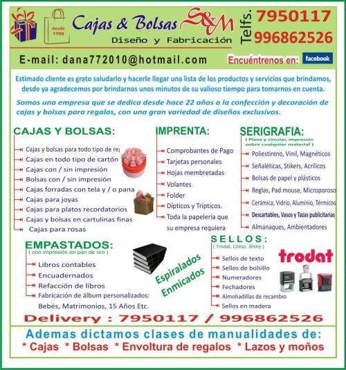 Clases de manualidades de cajas y envolturas de regalos - Lima ... Clases de manualidades de cajas y envolturas de regalos - Lima ...