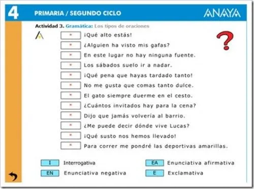 CLASES DE ORACIONES | JUGANDO Y APRENDIENDO