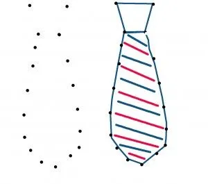 ya tenemos el contorno, nos dedicaremos a los detalles de la corbata ... ya tenemos el contorno, nos dedicaremos a los detalles de la corbata ...