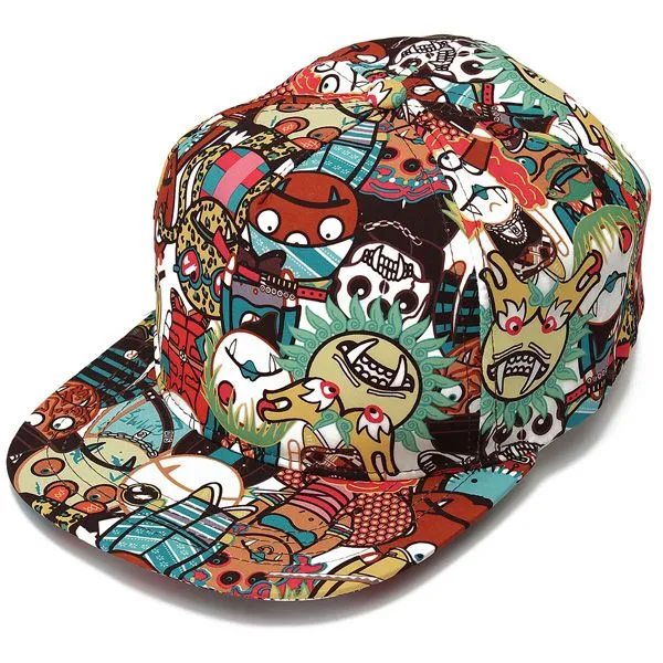 Clásico corton Gorras Planas Pico de béisbol Graffiti Hip Hop ...