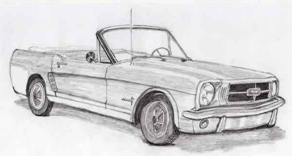 Dibujos de carros clasicos - Imagui