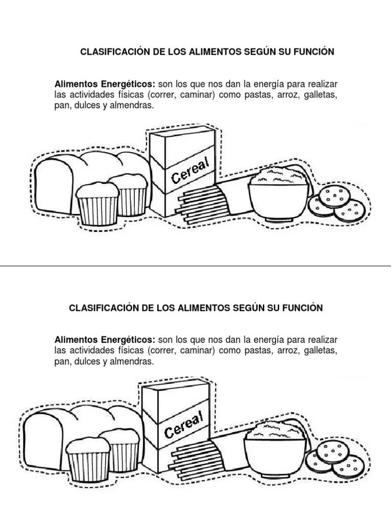 Clasificación de Los Alimentos Según Su Función | PDF Clasificación de Los Alimentos Según Su Función | PDF