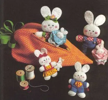 LAS MANUALIDADES DE CLAUDIA (TODO SACADO DE LA WEB): CONEJITOS EN ...