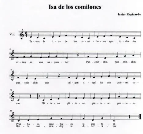 Da Clave di Sol: PARTITURAS