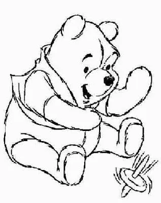 pooh, tigger, Playhouse, Disney, Channel, Amime, Cartoons: PARA PINTAR ...