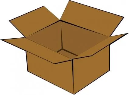 Clip Art De Caja De Cartón-Vector Clip Art-vector Libre Descarga ...
