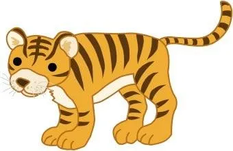 DIBUJOS DE ANIMALES - EL TIGRE : INFANTIL Y PARA NIÑOS. DIBUJOS DE ANIMALES - EL TIGRE : INFANTIL Y PARA NIÑOS.