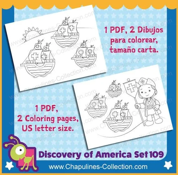 Clipart Carabelas de Colón La Niña la Pinta y la Santa - Etsy México Clipart Carabelas de Colón La Niña la Pinta y la Santa - Etsy México