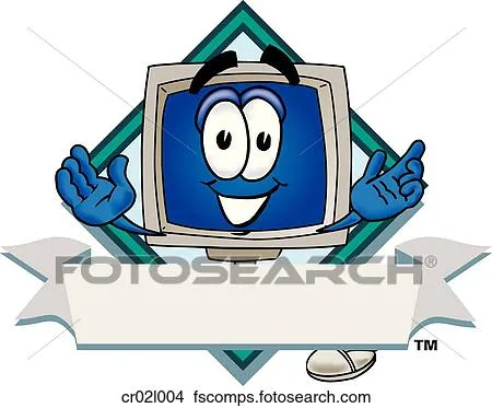 Clipart - computadora, 2, logotipo, 4 cr02l004 - Buscar Clip Art ...