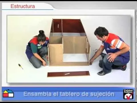 Closet 3 puertas 2 Cajones 83X47X182 Caoba - YouTube