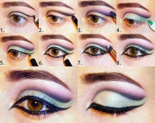 El Club de la Moda y Mas: MAQUILLAJE DE OJOS PASO A PASO ♥♥♥
